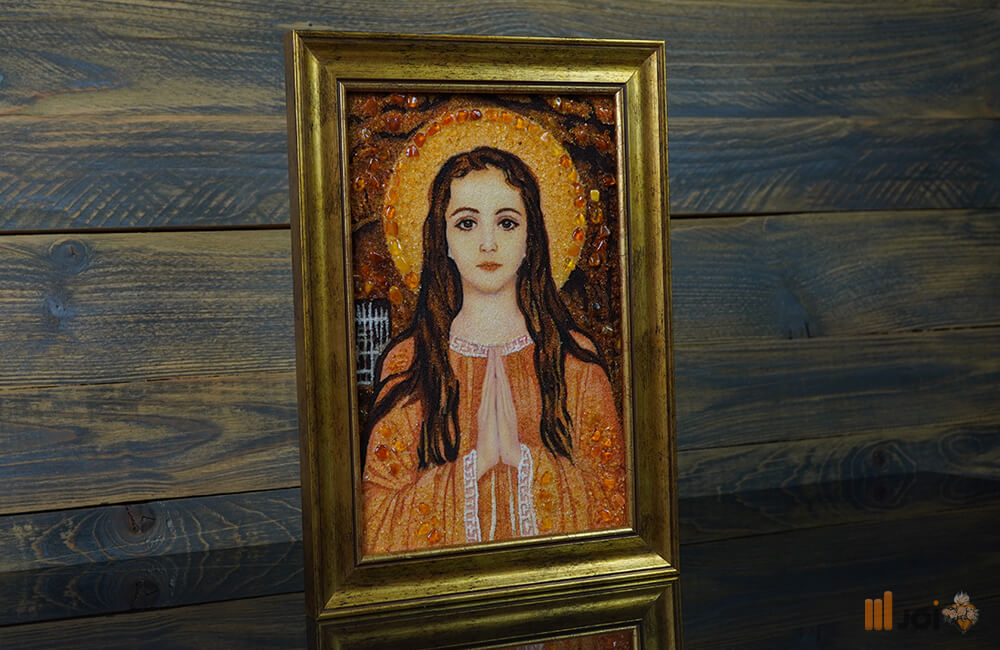 bernsteinbild – Heilige Philomena, direktes portal zum himmel (1)