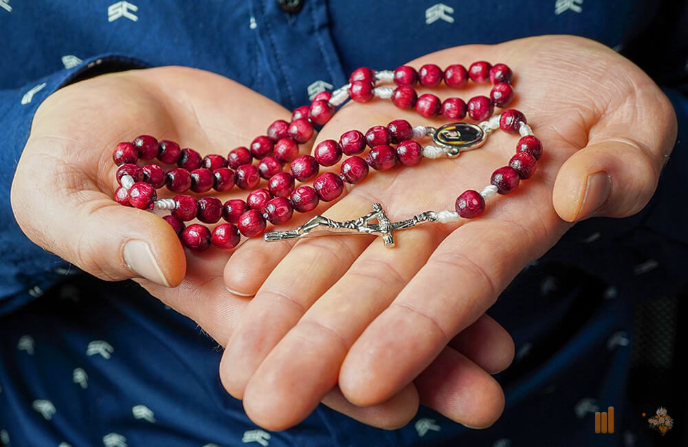 Roter rosenkranz sanktuarium heiligen faustyna kowalska, inklusive reliquie (6)