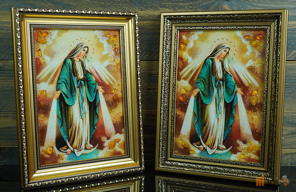Bernsteinbild – Fatima muttergottes (1)