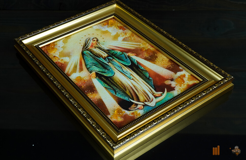 Bernsteinbild – Fatima muttergottes (3)