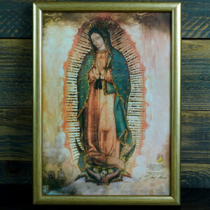 Digitale goldprägung kopie originals der guadalupe-muttergottes – format a4 - Image 8