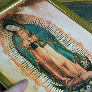 Digitale goldprägung kopie originals der guadalupe-muttergottes – format a4 - Image 3