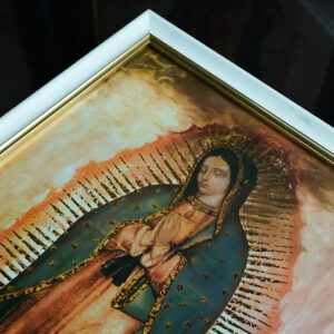 Digitale goldprägung kopie originals der Guadalupischen gottesmutter - (A4) Weisser Rahmen - Image 5