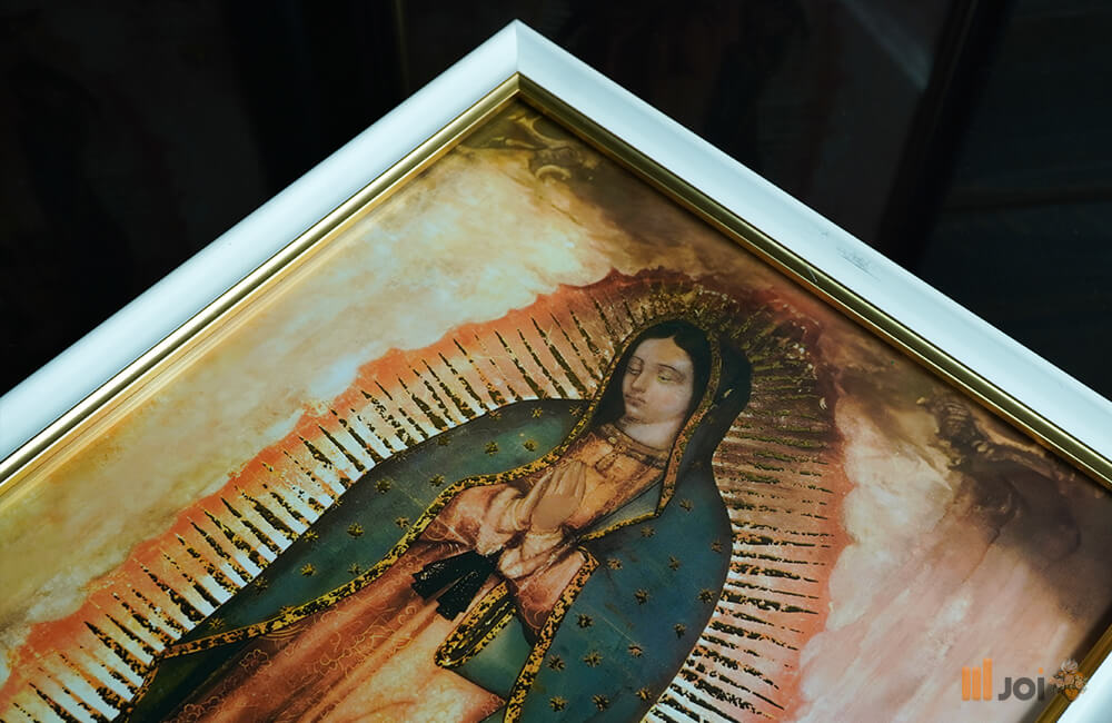 Digitale goldprägung kopie originals der Guadalupischen gottesmutter – (A4) Weisser (7)