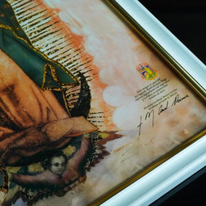 Digitale goldprägung kopie originals der Guadalupischen gottesmutter - (A4) Weisser Rahmen - Image 6