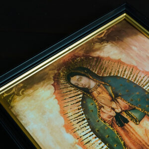 Digitaler gold kopie vom Original vo de Guadalupe-muttergottes – (A4) schwarzer rahmen - Image 3