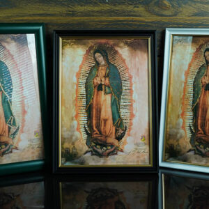 Digitaler gold kopie vom Original vo de Guadalupe-muttergottes – (A4) schwarzer rahmen - Image 6