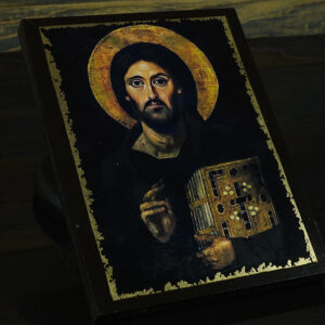 Goldene ikone – Segnender Jesus - Image 3